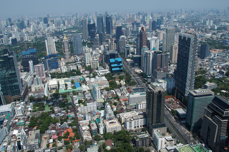 Bangkok z vysky 314m 