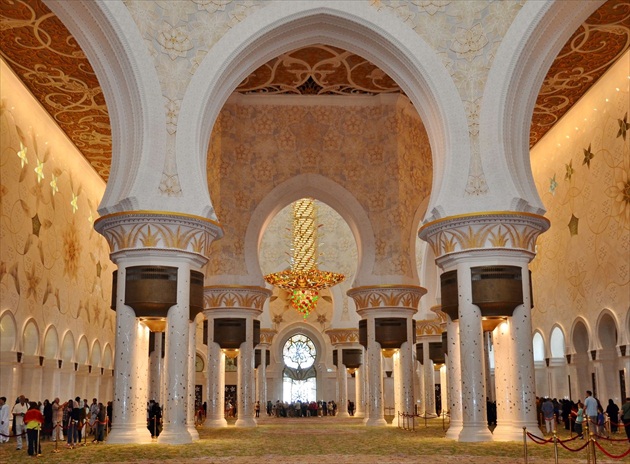 Mešita - interiér