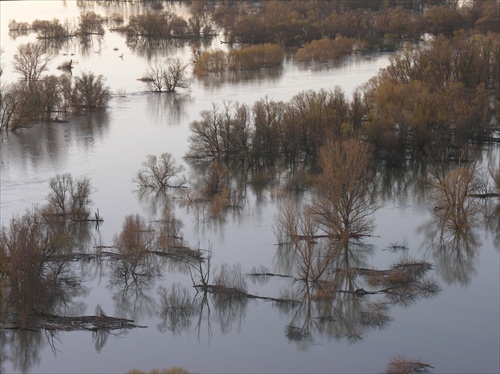 záplavy na Morave
