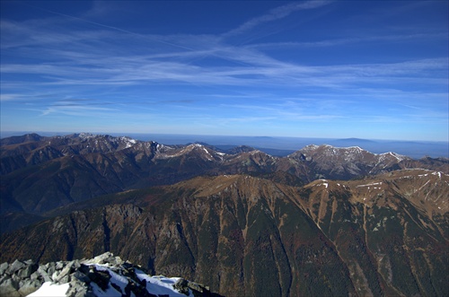 Západné Tatry z Kriváňa