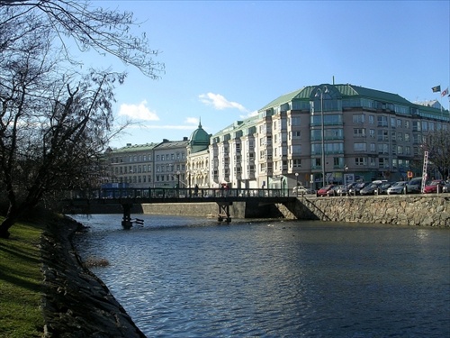 Goteborg-most ponad mestky kanal