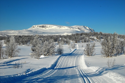 bežkárska trať v Skurdalene