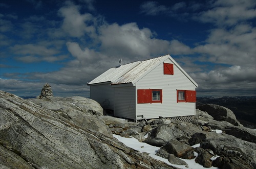 horská chata Holmaskjer 1 565 m.n.v.