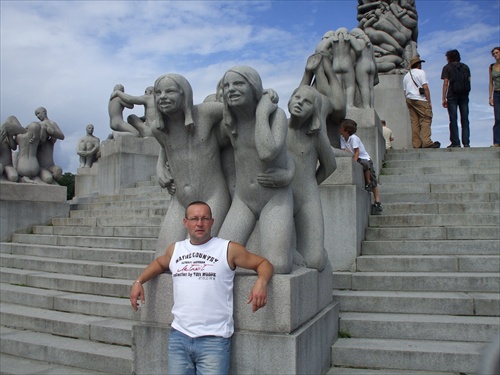 brácho,Vigeland park,Oslo