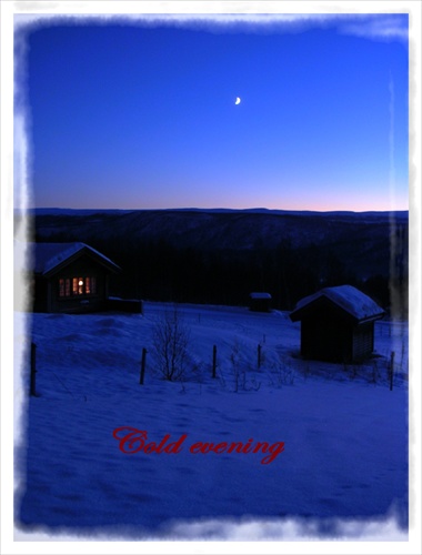 súmrak nad Skurdallenom a mojou chalúpkou