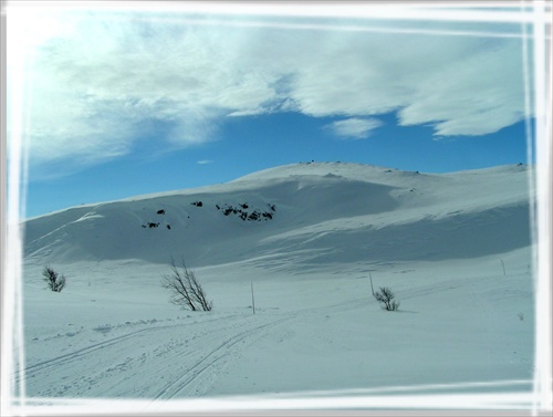 na bežkách s Máriom,Geilo marec 2 008