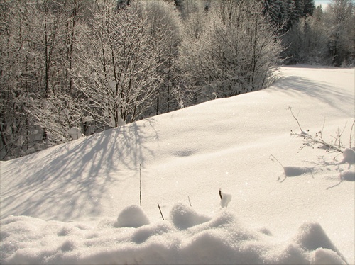 Snehová krása v horách