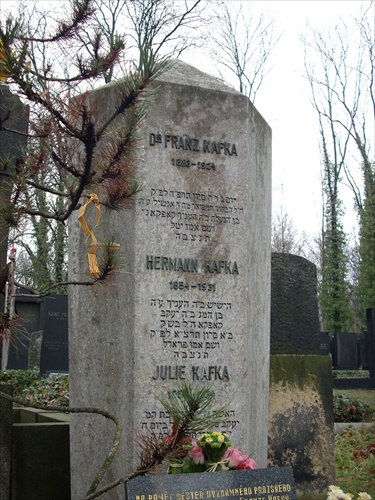 f.kafka ... židovský cintorín v Prahe