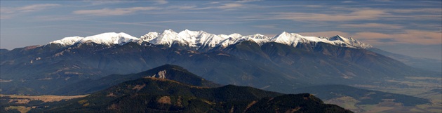 Západné Tatry z CHoču