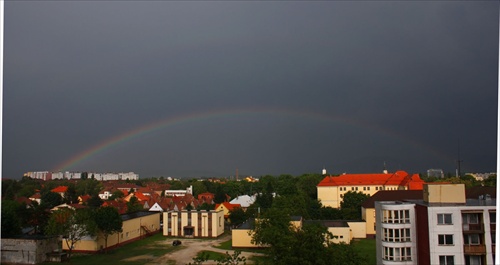 po dnešnej výdatnej búrke