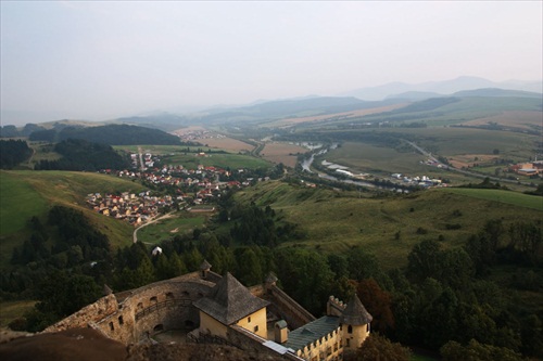 pohľad z hradu St. Lubovňa