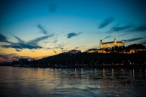pokojný večer na Dunaji