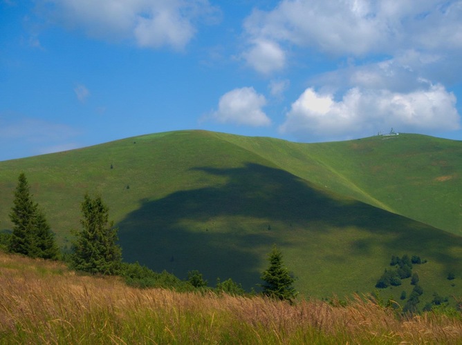 Krížna 1574m., tretí najvyšší vrch Veľkej Fatry