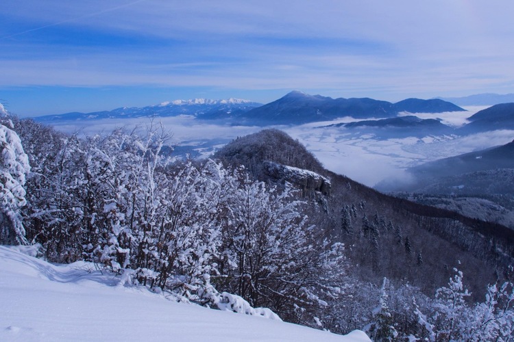 Pohľad na Nízke Tatry  a Veľký  Choč💙
