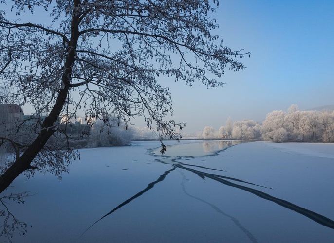 Nad  Jazerom ❄️❄️❄️
