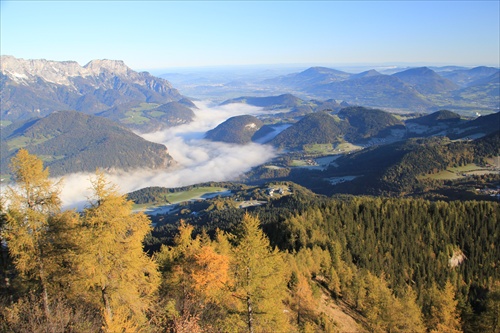Údolie Berchtesgadenu z Kehlsteinhaus
