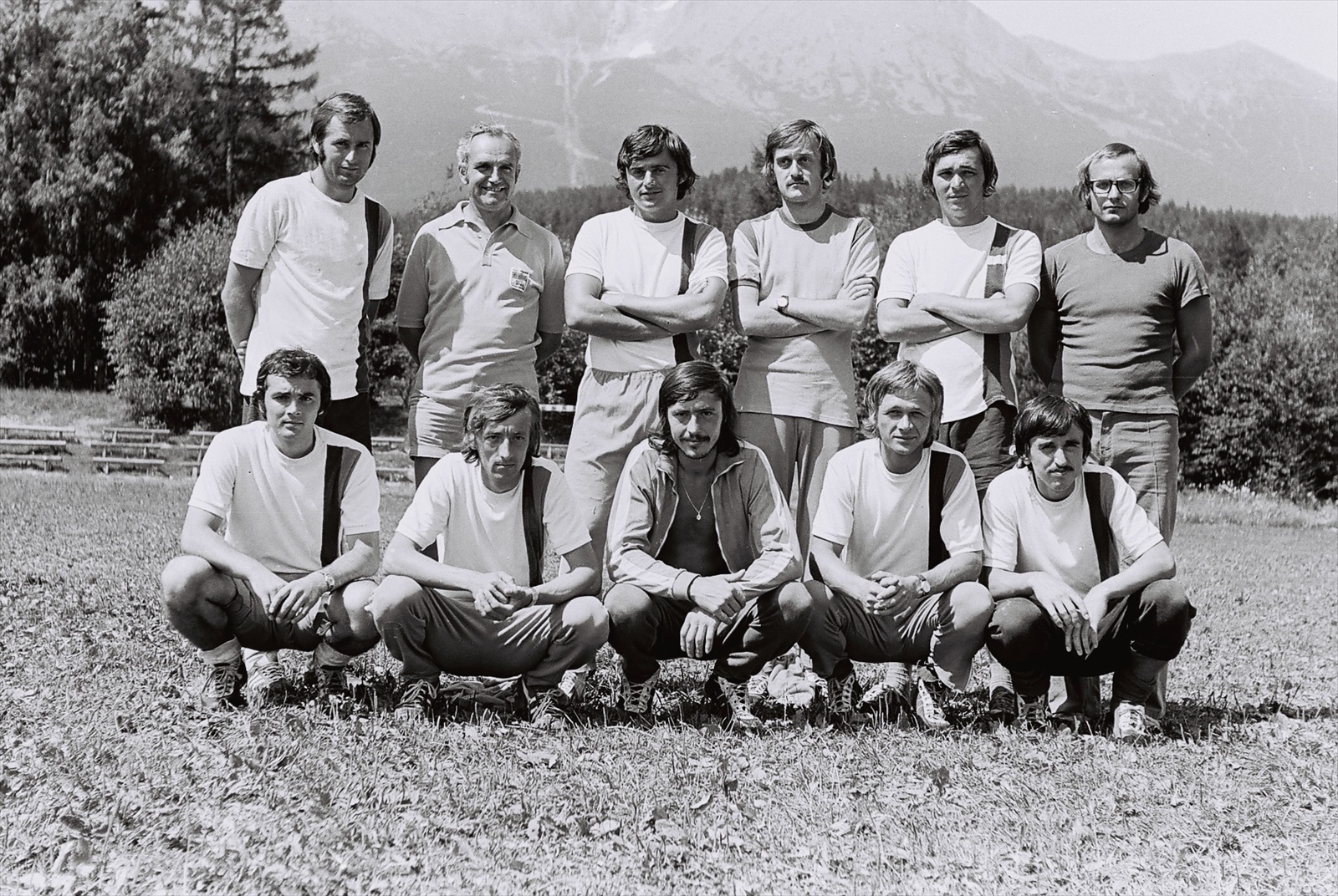 Futbalový turnaj, Nedeľa, 9.augusta, 1975 - Trnavské mužstvo