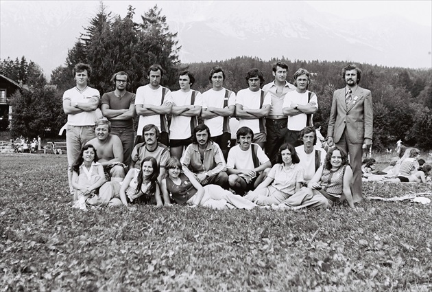 Futbalový turnaj, Nedeľa, 9.augusta, 1975 - Trnavské mužstvo