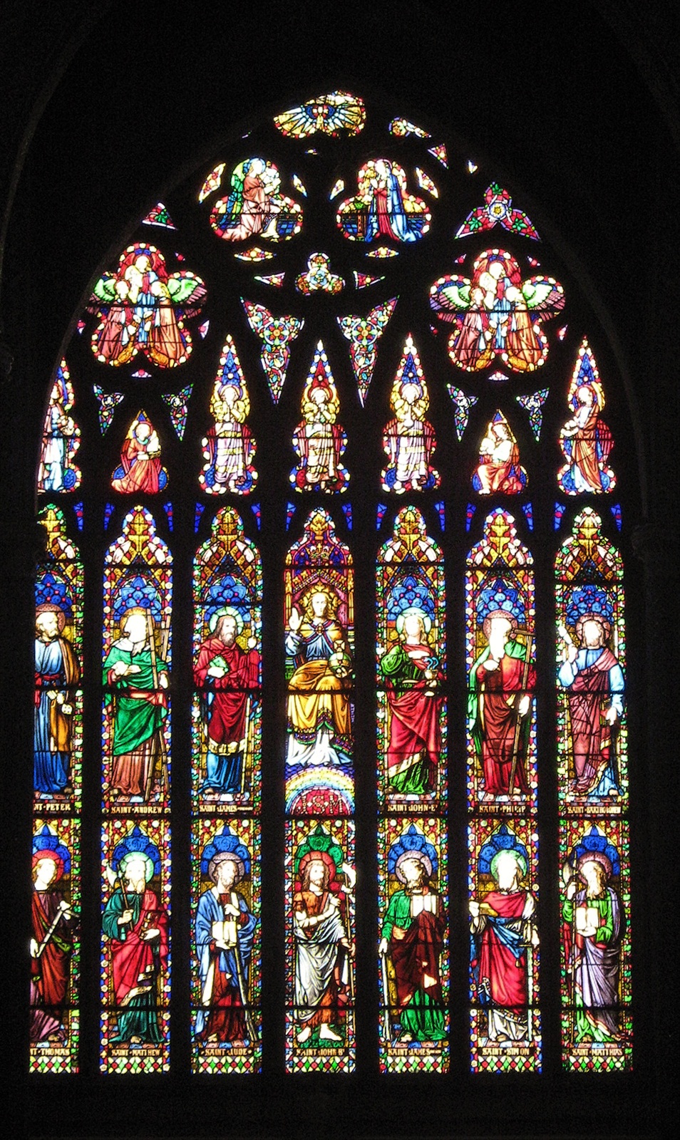 vitraz v kostole