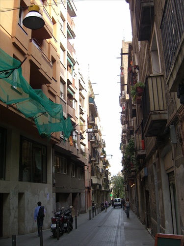 ulička v Barcelone