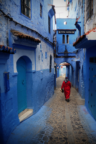 The blue pearl of Morocco