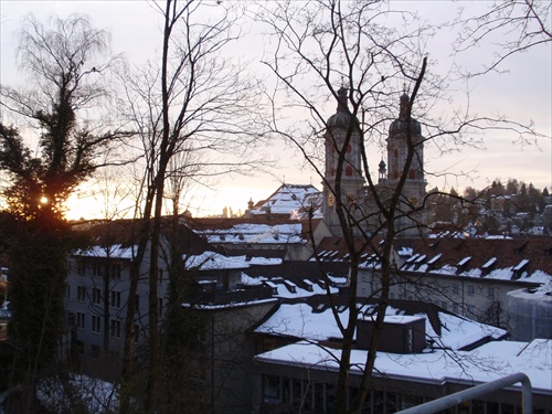 St.Gallen v zime