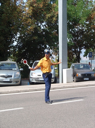 Dopravny policajt v San Marine