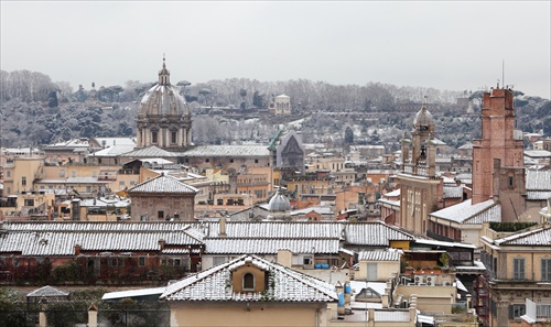 Sneženie v Ríme