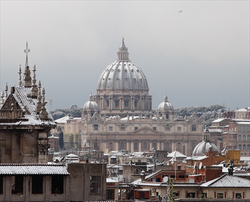 Sneženie v Ríme