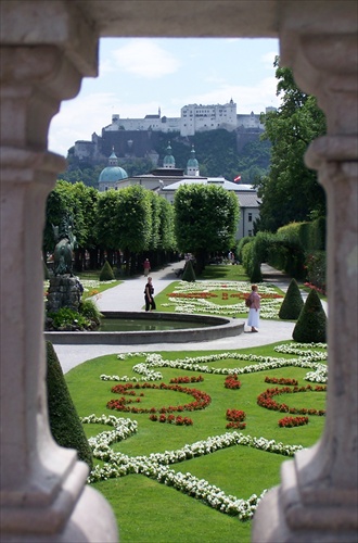 Salzburg zahrady Mirabell