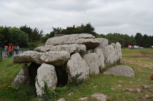 Ménec - megalitické pole, Bretagne