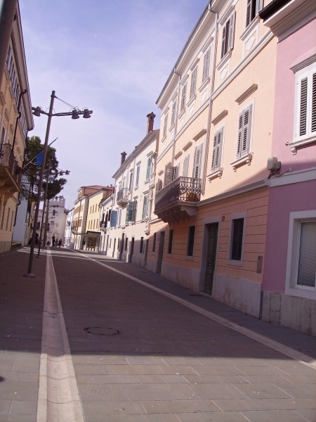 Ulička v meste Koper