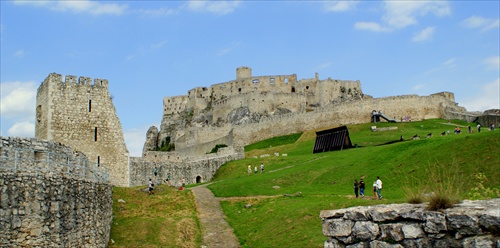 Pohľad na Spišský hrad