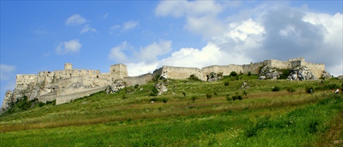 Pohľad na Spišský hrad lll.