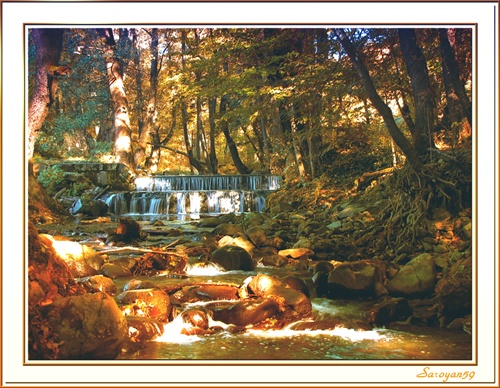 Sigord - potok Delňa - vodopády
