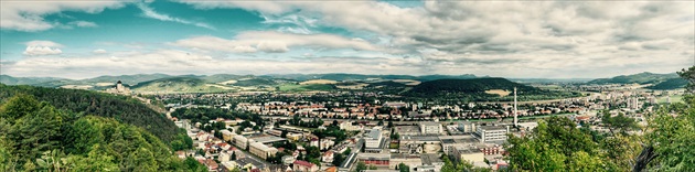 Trenčín (panorama nad Maxom)