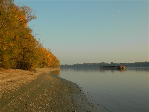 jeseň pri Dunaji