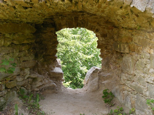 Okno z Makovického hradu