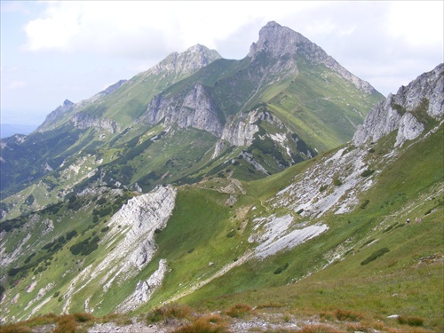 Ždiarska vidla z Vyšného Kopského sedla