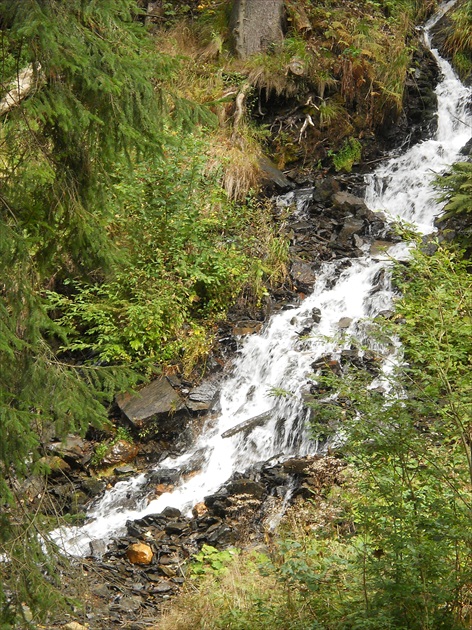 vodopád v Karlovej Studánke