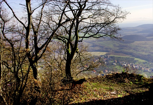 Pohľad z hradu Slanec