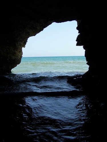 Pohľad z jaskyne :)