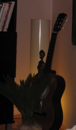 Osvetlená gitara