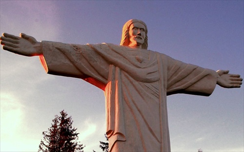 socha Ježiša v Kline na Orave