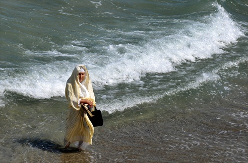 Muslimka v mori