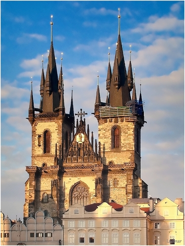 Týnsky chrám v Prahe.