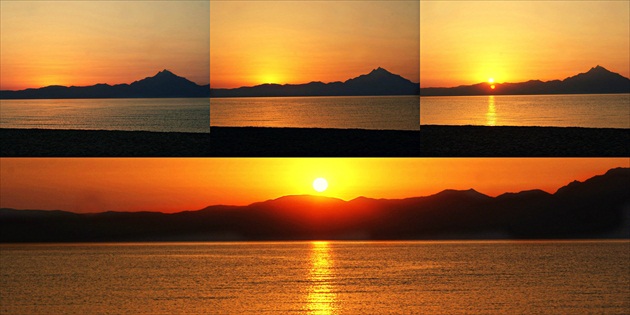 sunrise collage