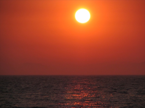 Západ Slnka na ostrove Rodos