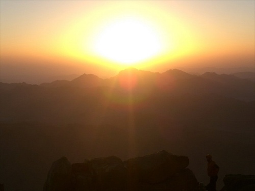 Východ slnka na hore Sinaj