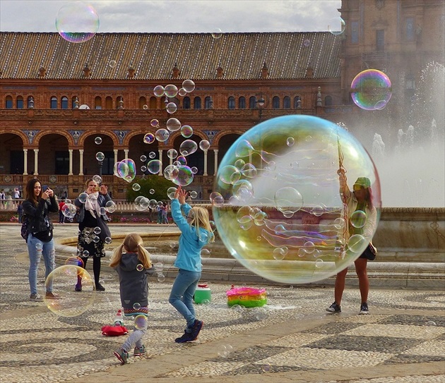 bublinkové šantenie